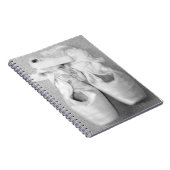 ダンサーギフトバレエスリッパ ノートブック (右側)