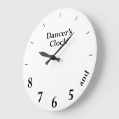 ダンサークロック ラージ壁時計 (傾斜)