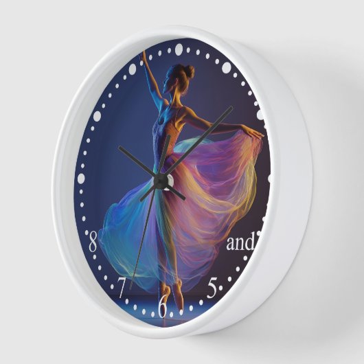 ダンサークロック 壁時計 (傾斜)