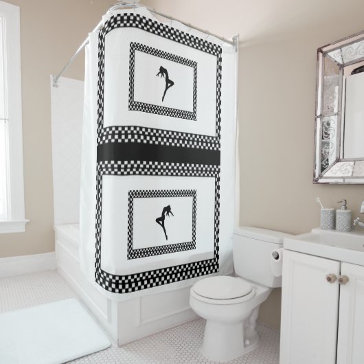 ダンサーシャワーカーテン シャワーカーテン (インサイチュ)