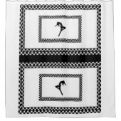 ダンサーシャワーカーテン シャワーカーテン (正面)