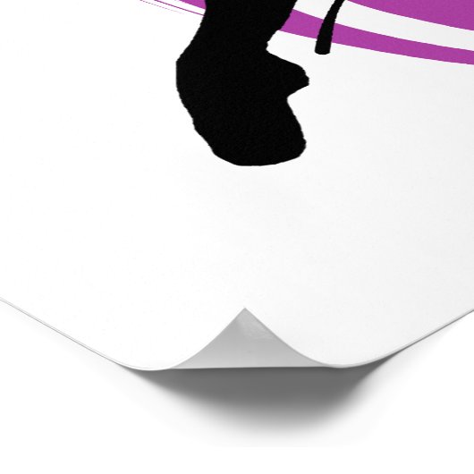 ダンサーシルエットポスター ポスター (角)