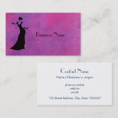 ダンサーシルエット 名刺 (正面/裏面)