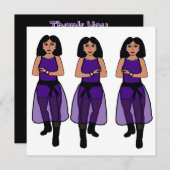 ダンサーシーパープルB シーズンカード (正面/裏面)