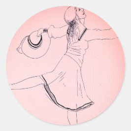 ダンサーステッカー ラウンドシール
