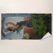ダンサースペインのビーチタオル ビーチタオル (正面)