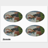 ダンサースペインの 楕円形シール (シート)