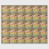 ダンサーズが曲がり下がるエドガー・デガ、バレエ・アート ラッピングペーパー (フラット)