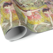 ダンサーズが曲がり下がるエドガー・デガ、バレエ・アート ラッピングペーパー (ロールコーナー)