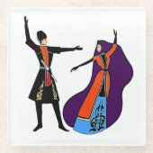 ダンサーズガラスコースター ガラスコースター (正面)