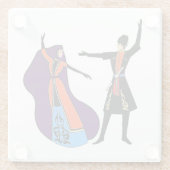 ダンサーズガラスコースター ガラスコースター (裏面)