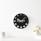 ダンサータイム。 ラウンド壁時計 (ホーム)