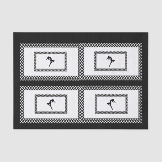 ダンサーティッシュペーパー 薄葉紙 (正面)