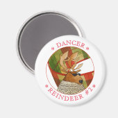ダンサートナカイ丸磁石 マグネット (正面/裏面)