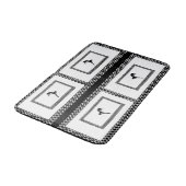 ダンサーバスルーム浴槽 バスマット (アングル)