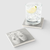 ダンサーバレエ靴の写真 ストーンコースター (横)