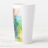 ダンサーパーソナライズされた カフェラテマグ (正面)