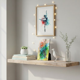 ダンサーパーソナライズされた フォトプラーク