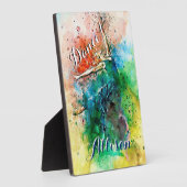 ダンサーパーソナライズされた フォトプラーク (側面)