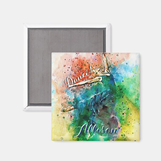 ダンサーパーソナライズされた マグネット (正面/裏面)