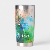 ダンサーパーソナライズされた 保温保冷タンブラー (背面)