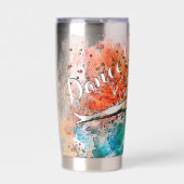 ダンサーパーソナライズされた 保温保冷タンブラー (正面)