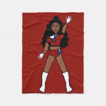 ダンサーフリースブランケットベリー&ブルー2