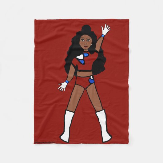 ダンサーフリースブランケットベリー&ブルー2 フリースブランケット (正面)