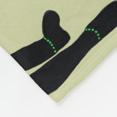 ダンサーフリースブランケットミント&ブラック フリースブランケット (角)