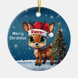 ダンサーベイビー 子鹿🦌 🎄 セラミックオーナメント