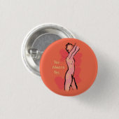 ダンサーボタン 缶バッジ (正面&裏面)