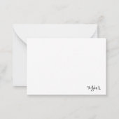 ダンサーマジョレットノテカードB （ホワイト・ブルゴーニュ） ノートカード (裏面)