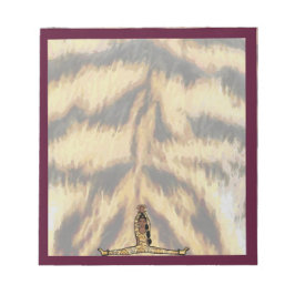 ダンサーメモ帳Maroon Tiger #1 ノートパッド