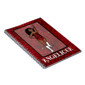 ダンサーレッドフリンジノート#1 ノートブック (右側)