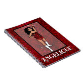 ダンサーレッドフリンジノート#2 ノートブック (右側)