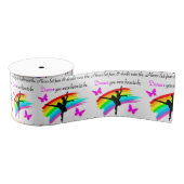 ダンサー引用文 グログランリボン (リール)