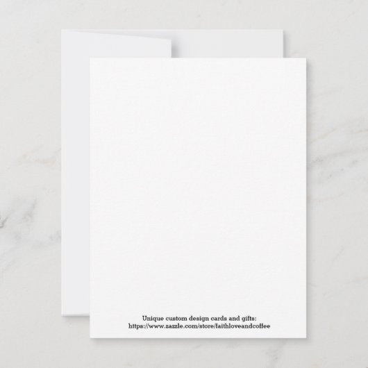 ダンサー感動的バレエカードをパーソナライズ (裏面)