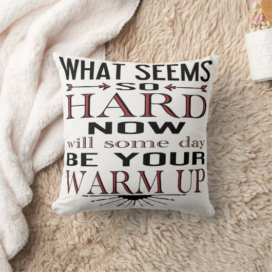 ダンサー感動的フィットネスの引用 クッション (ブランケット)