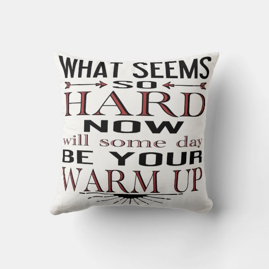 ダンサー感動的フィットネスの引用 クッション (裏面)