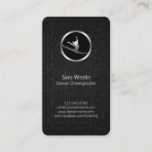ダンサー振付家クロムダンサーの名刺 名刺 (正面)
