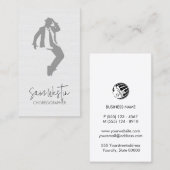 ダンサー振付家 名刺 (正面/裏面)