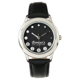 ダンサー用の数字を持つダンサークロック。 腕時計