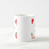 ダンサー絵文字 コーヒーマグカップ (中央)