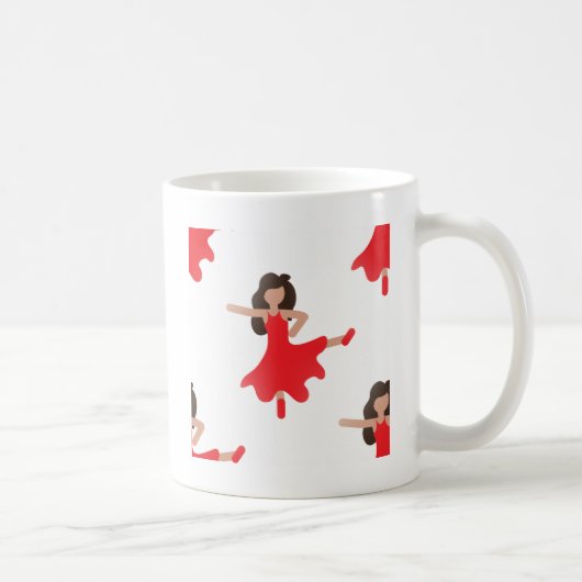 ダンサー絵文字 コーヒーマグカップ (右)