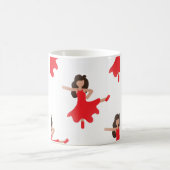 ダンサー絵文字 コーヒーマグカップ (中央)