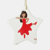 ダンサー絵文字 セラミックオーナメント (右)