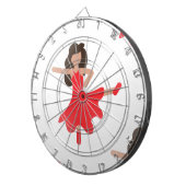 ダンサー絵文字 ダーツボード (正面右)