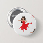 ダンサー絵文字 缶バッジ (正面&裏面)
