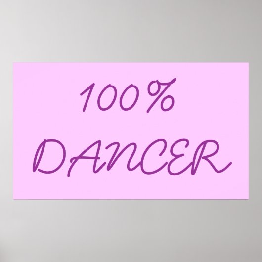 ダンサー100% ポスター (正面)