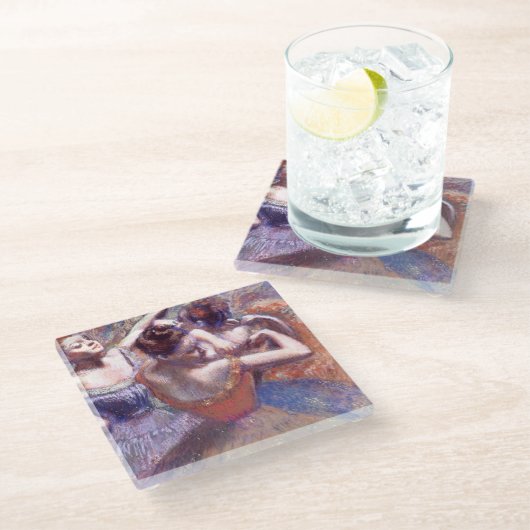 ダンサー1899エドガー・デガスポスター ガラスコースター (アングル)